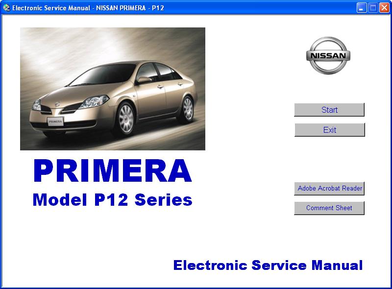 Книги по ремонту и обслуживанию автомобиля Nissan Primera (Ниссан Примера)